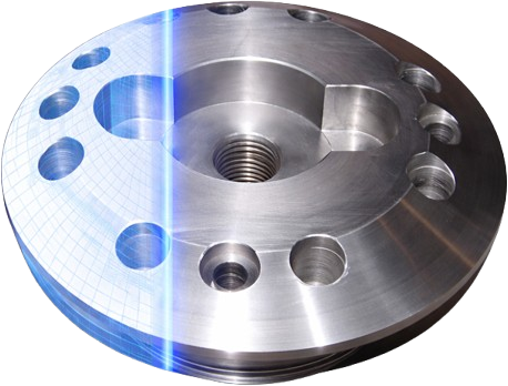 Steel part — upload CAD and we extract geometry for pricing