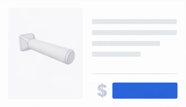 Confirm price and lead time