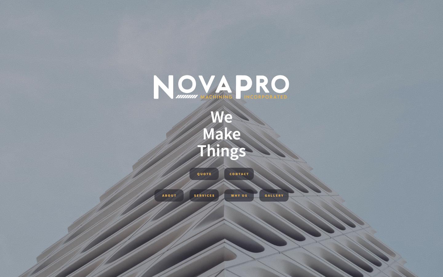 NovaPro Machining Inc. homepage, CNC machining in Calgary, Alberta
