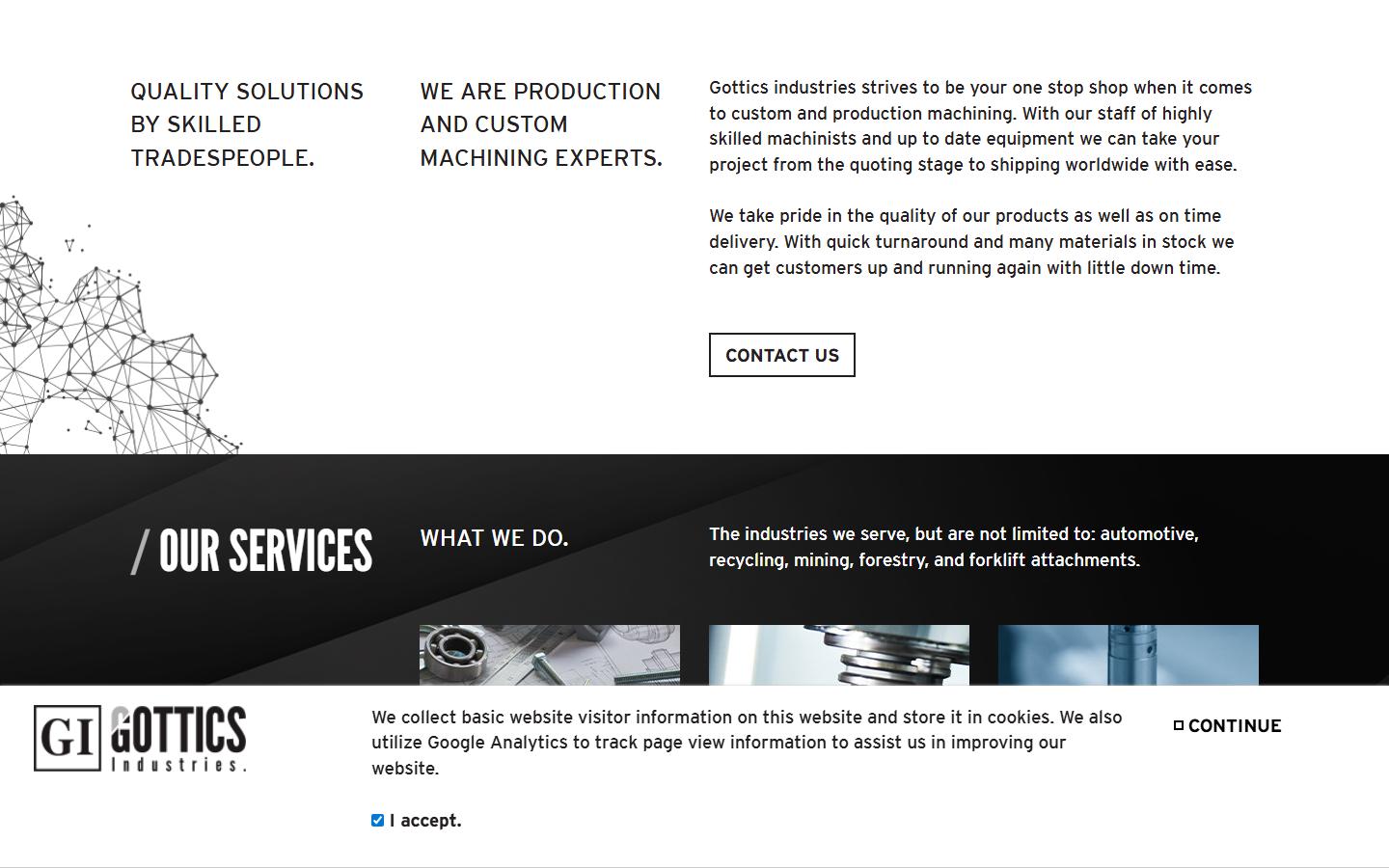 Gottics Industries — CNC machining company in Cambridge, ON