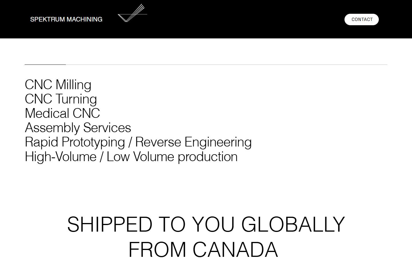 Spektrum Machining Inc. — CNC machining company in Cambridge, ON