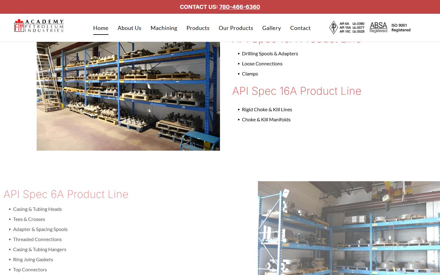 Academy Petroleum Industries — CNC machining company in Edmonton, AB