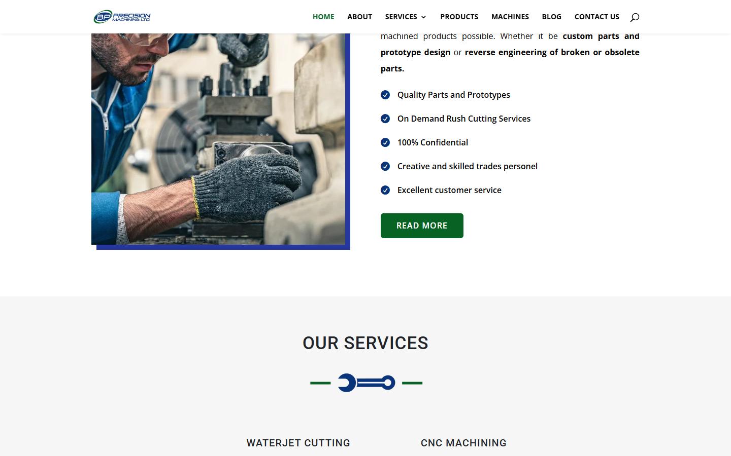 BP Precision Machining — CNC machining company in Edmonton, AB