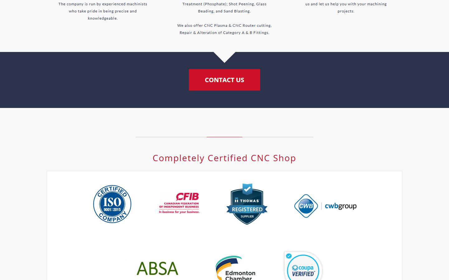 Nexus CNC Machining Services Ltd. — CNC machining company in Edmonton, AB