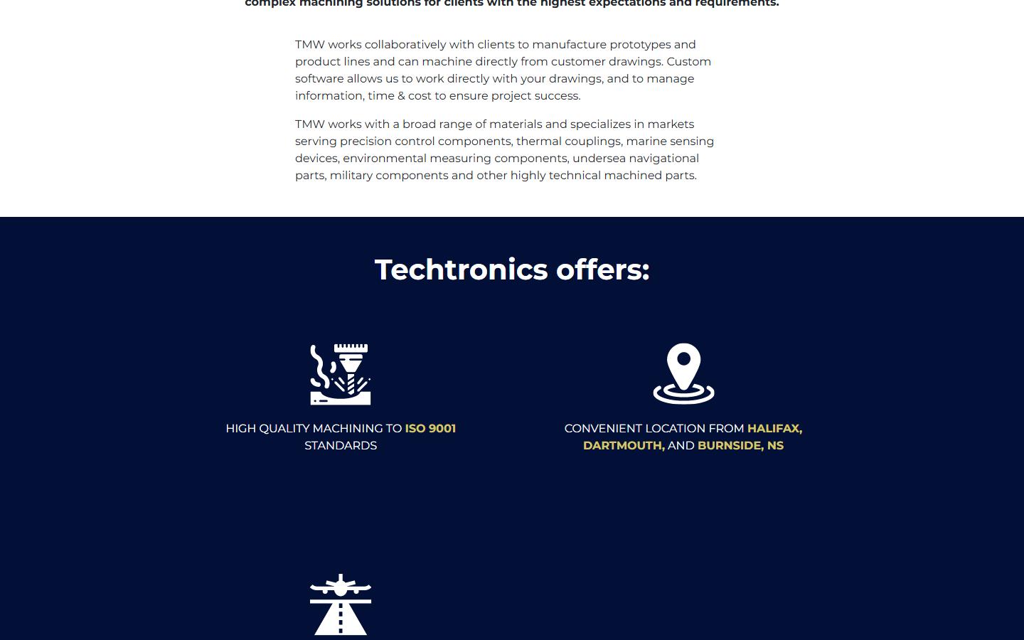 Techtronics Machine Works Ltd. — CNC machining company in Musquodoboit Harbour, NS