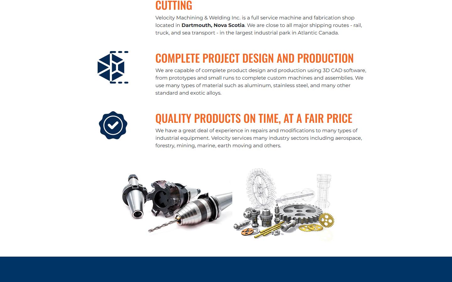 Velocity Machining & Welding Inc. — CNC machining company in Dartmouth, NS