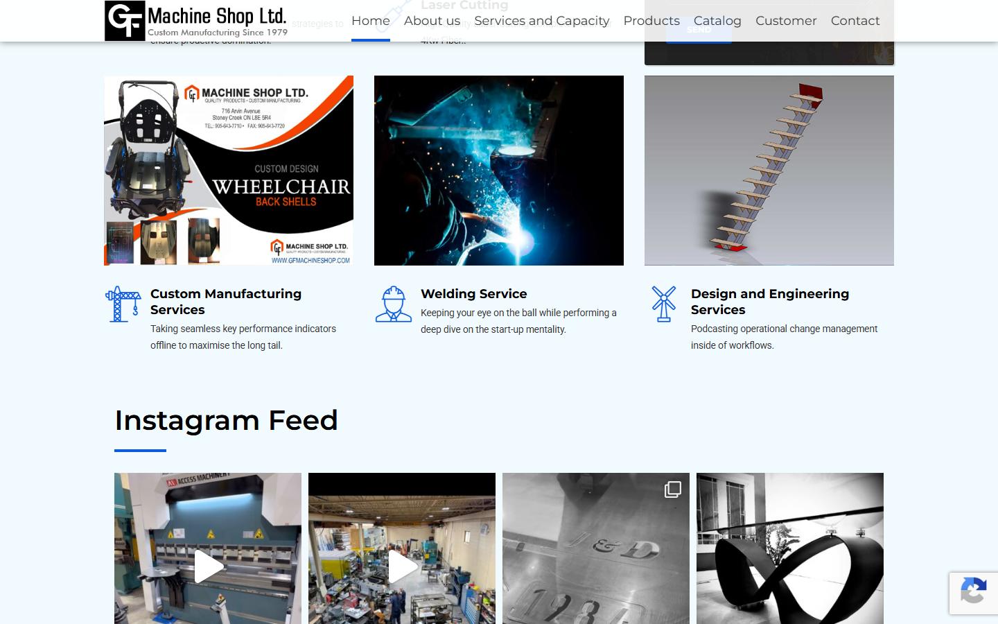 GF Machine Shop Ltd. homepage, CNC machining in Stoney Creek, ON