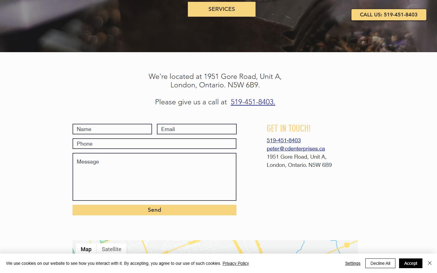 C.D. Enterprises — CNC machining company in London, ON