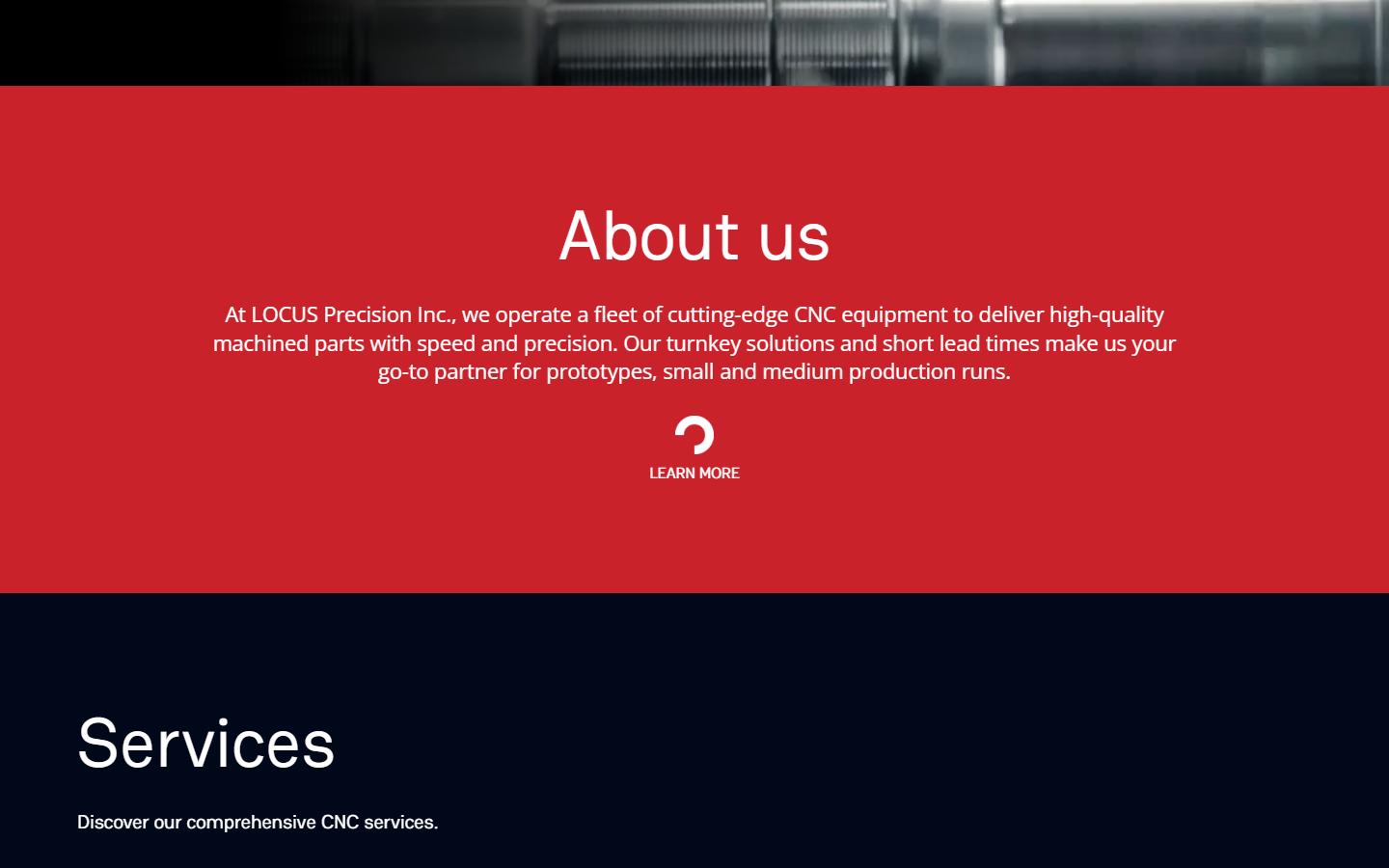 Locus Precision Inc. — CNC machining company in Montreal, QC