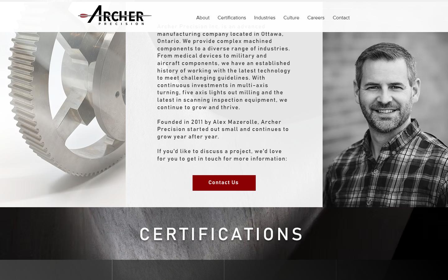 Archer Precision Inc. — CNC machining company in Ottawa, ON