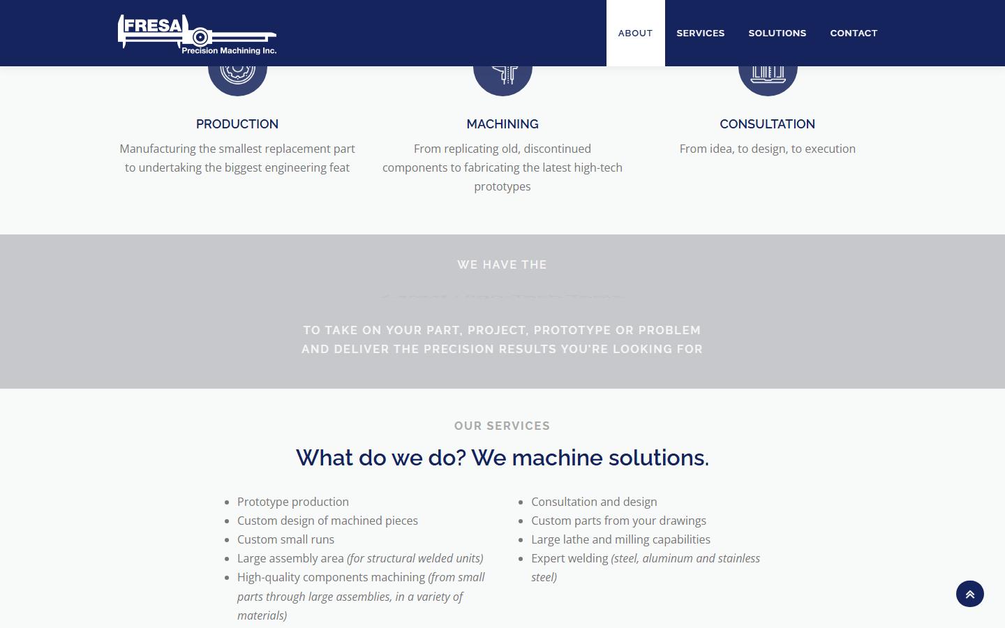 Fresa Precision Machining Inc. — CNC machining company in Nepean, ON