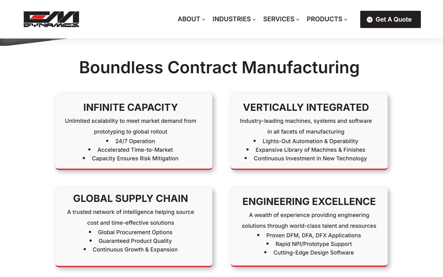 EM Dynamics — CNC machining company in Toronto, Ontario