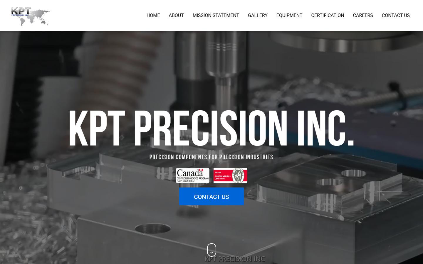 KPT Precision Inc. — CNC machining company in Rexdale, Ontario