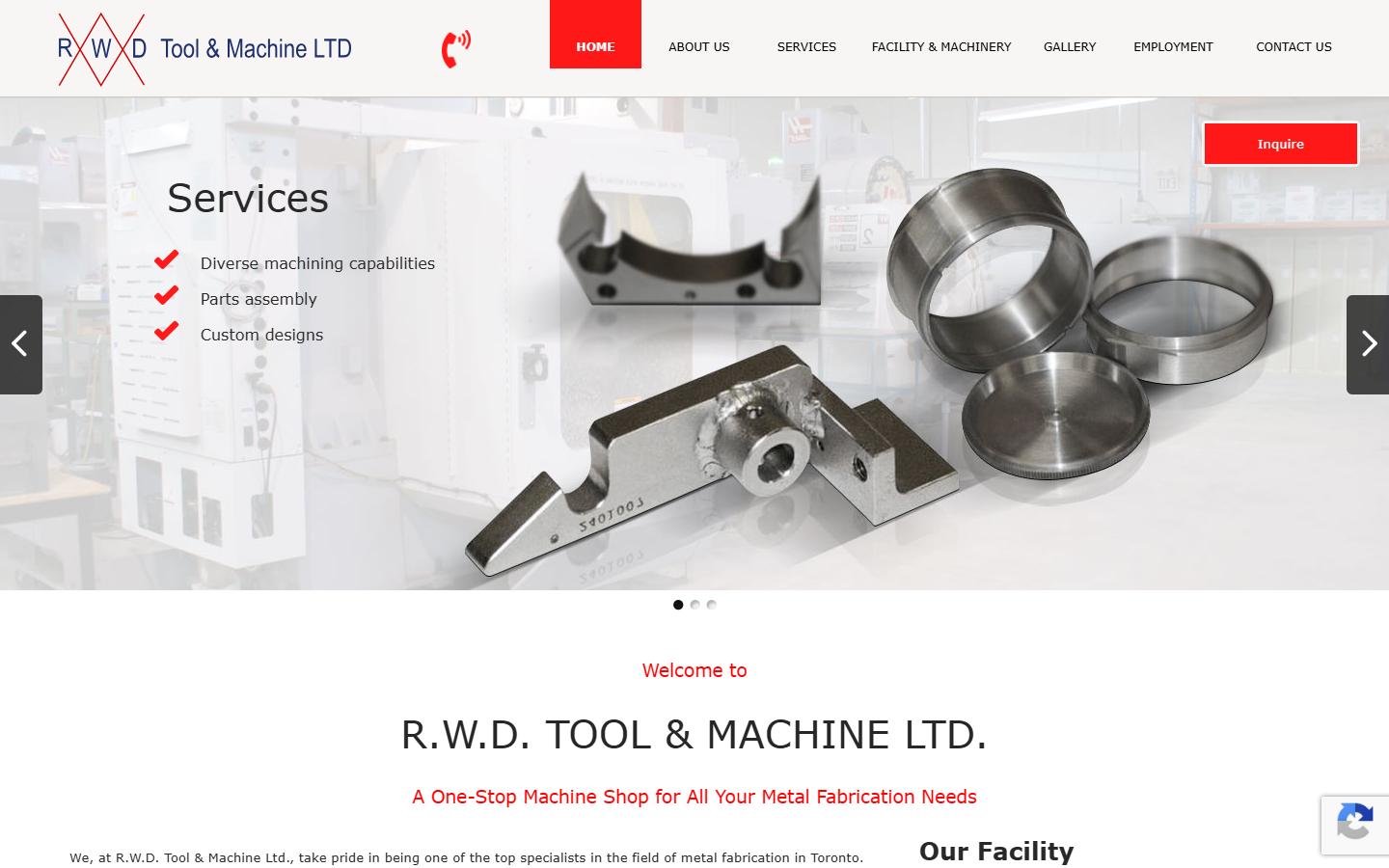 RWD Tool & Machine Ltd. — CNC machining company in Vaughan, Ontario