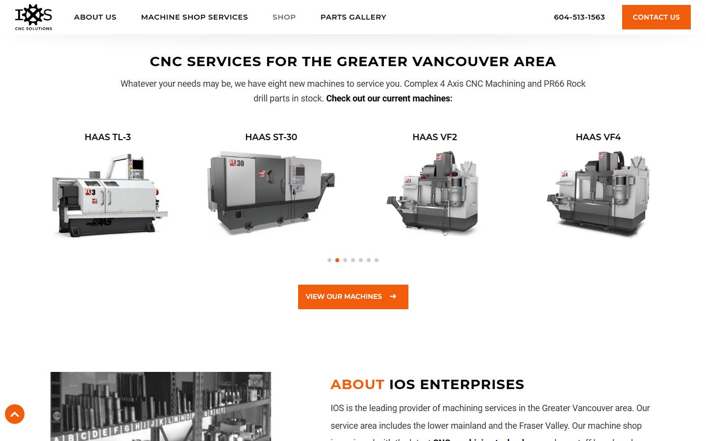 IOS CNC Solutions — CNC machining company in Surrey, British Columbia