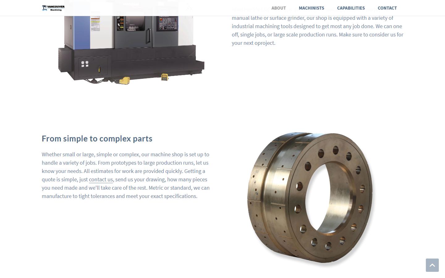 Vancouver Machine Shop — CNC machining company in Delta, British Columbia