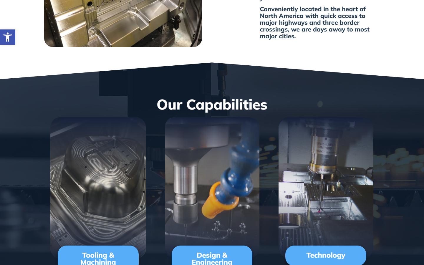 CMI Tooling & Components Inc. homepage, CNC machining in Windsor, ON